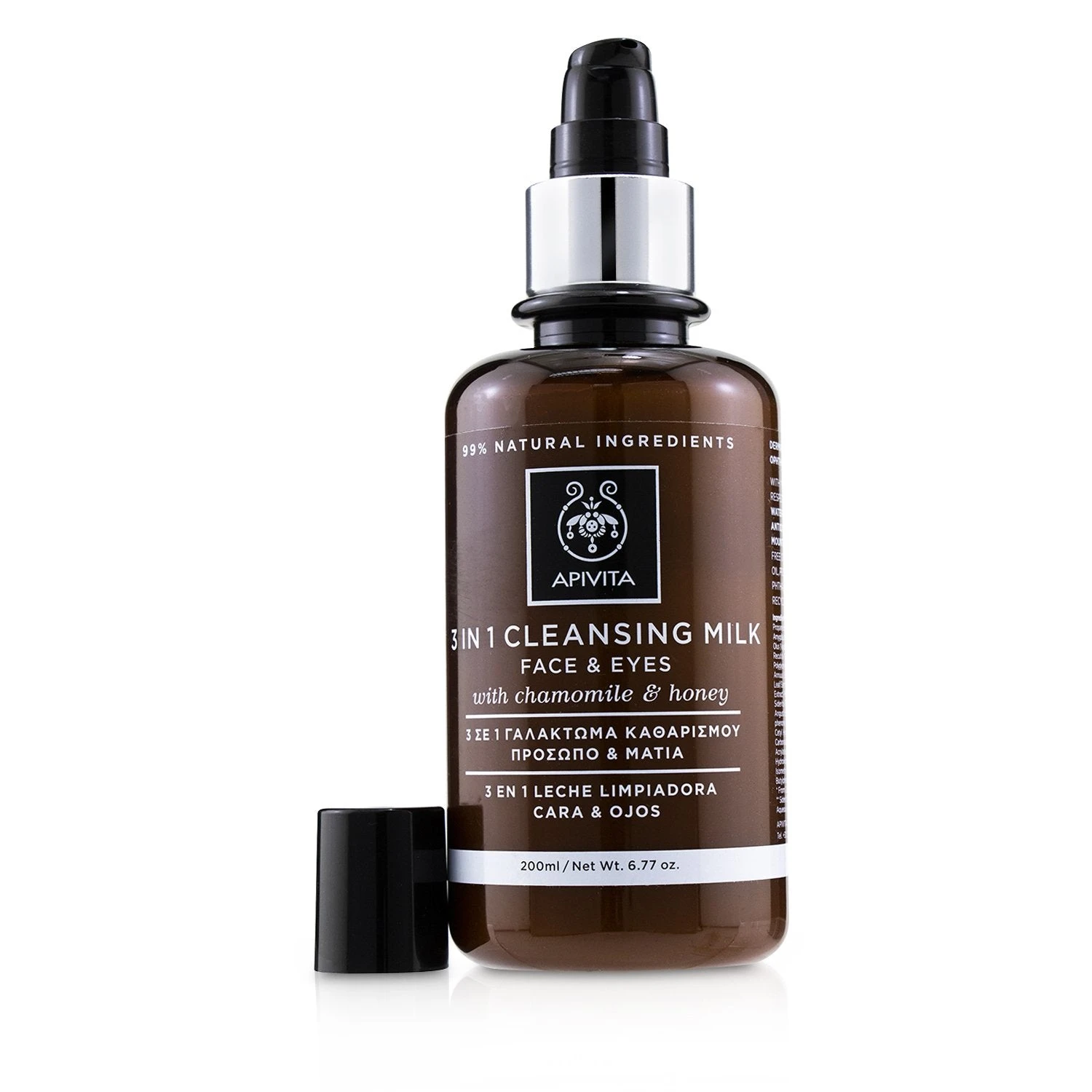 Apivita 3 In 1 Cleansing Milk For Face & Eyes 200ml/6.77oz 2 Apivita 3 In 1 Cleansing Milk For Face & Eyes 200ml/6.77oz - Image 2