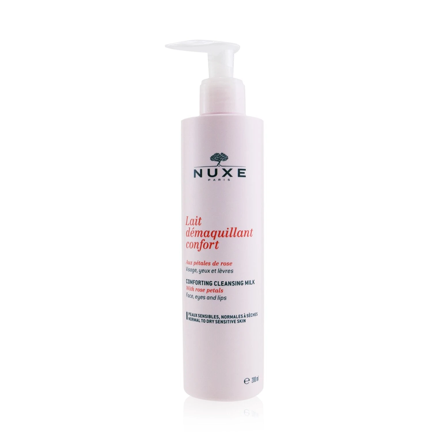 Nuxe Comforting Cleansing Milk With Rose Petals (Normal To Dry, Sensitive Skin) 200ml/6.7oz 1 Nuxe Comforting Cleansing Milk With Rose Petals (Normal To Dry, Sensitive Skin) 200ml/6.7oz