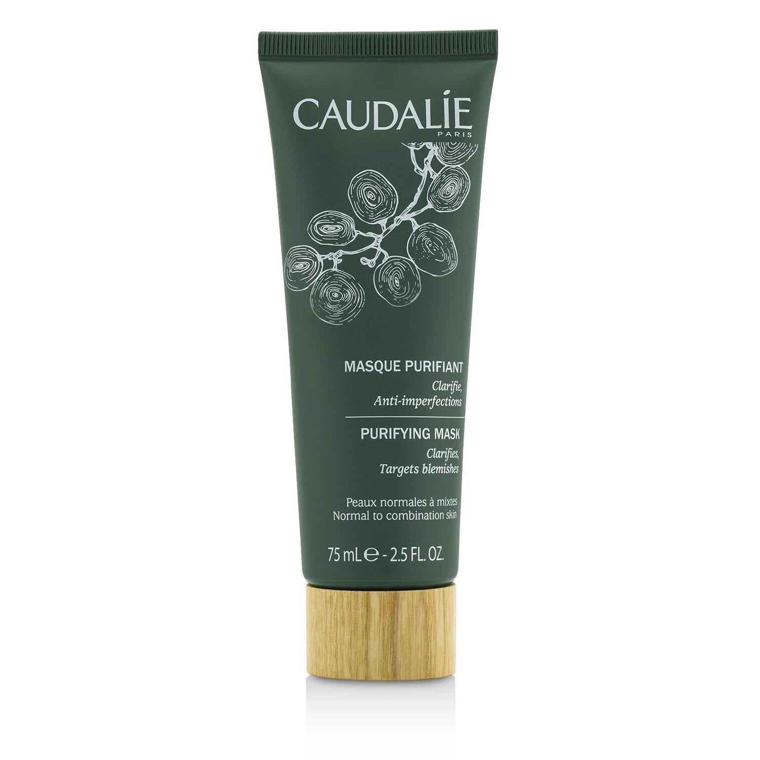Caudalie Purifying Mask (Normal To Combination Skin) 75ml/2.5oz 1 Caudalie Purifying Mask (Normal To Combination Skin) 75ml/2.5oz
