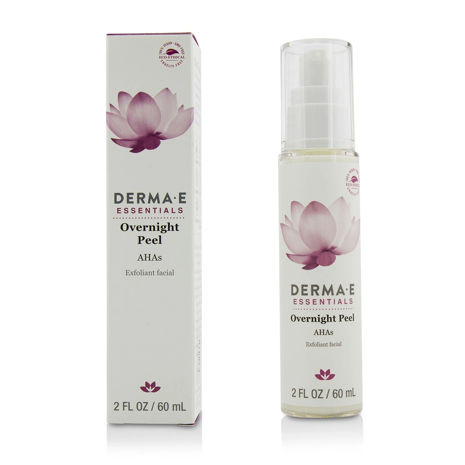Derma E Essentials Overnight Peel 60ml/2oz 1 Derma E Essentials Overnight Peel 60ml/2oz