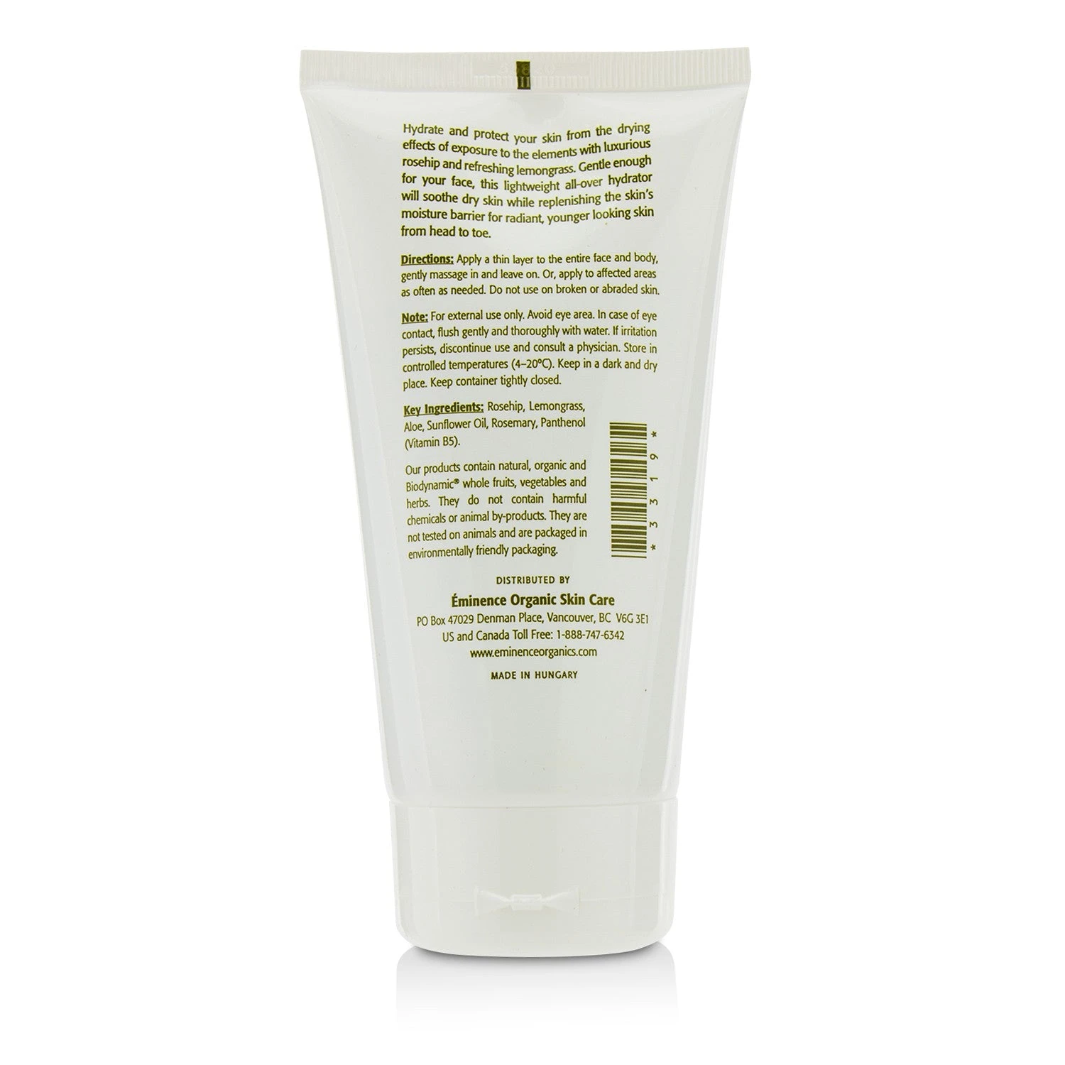 Eminence Rosehip & Lemongrass Soothing Hydrator For Face & Body 147ml/5oz 3 Eminence Rosehip & Lemongrass Soothing Hydrator For Face & Body 147ml/5oz - Image 3