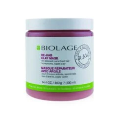 Matrix Biolage R.A.W. Re-Hab Clay Mask (For Stressed, Sensitized Hair) 400ml/14.4oz