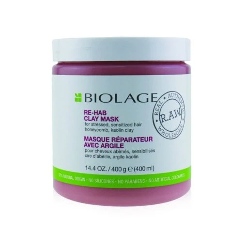 Matrix Biolage R.A.W. Re-Hab Clay Mask (For Stressed, Sensitized Hair) 400ml/14.4oz -Clarins || Clinique || Shiseido Sales 22277199244