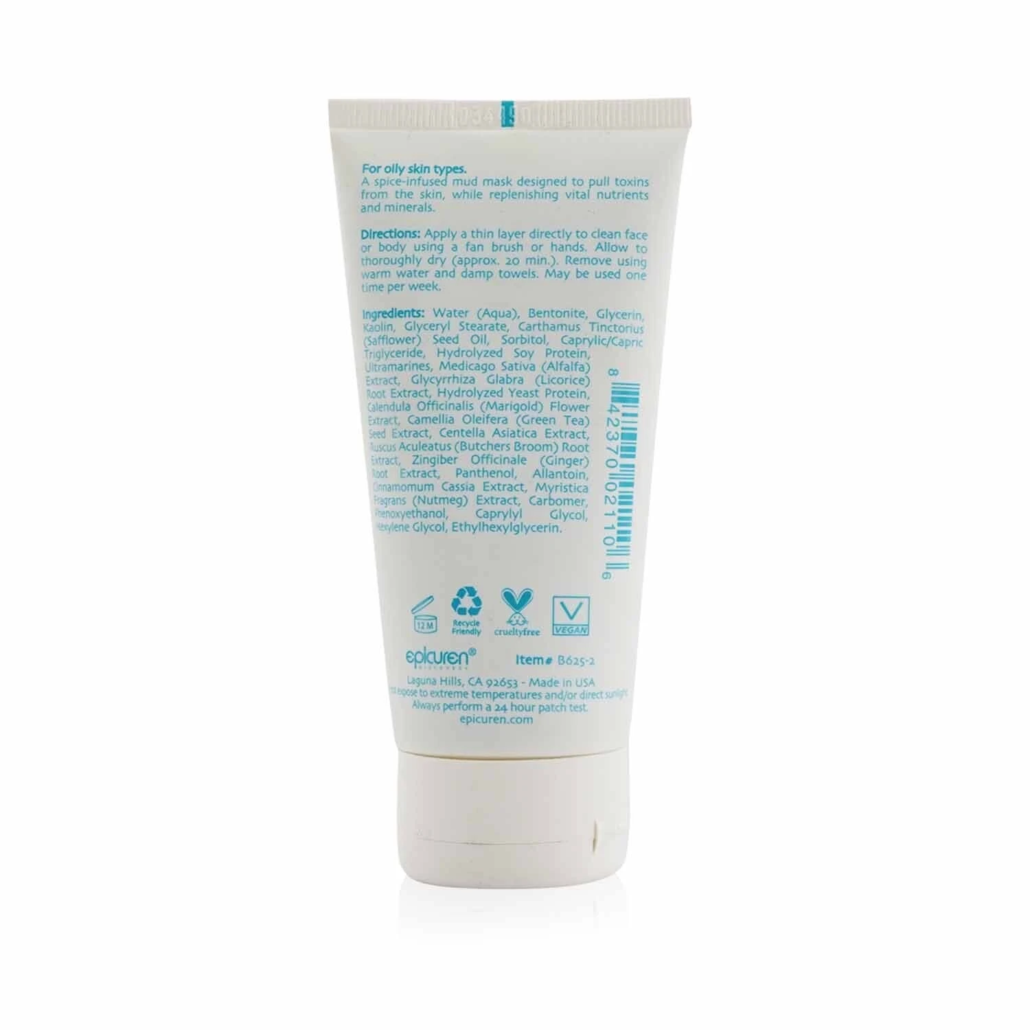 Epicuren Chai Soy Mud Mask - For Oily Skin Types 74ml/2.5oz 3 Epicuren Chai Soy Mud Mask - For Oily Skin Types 74ml/2.5oz - Image 3