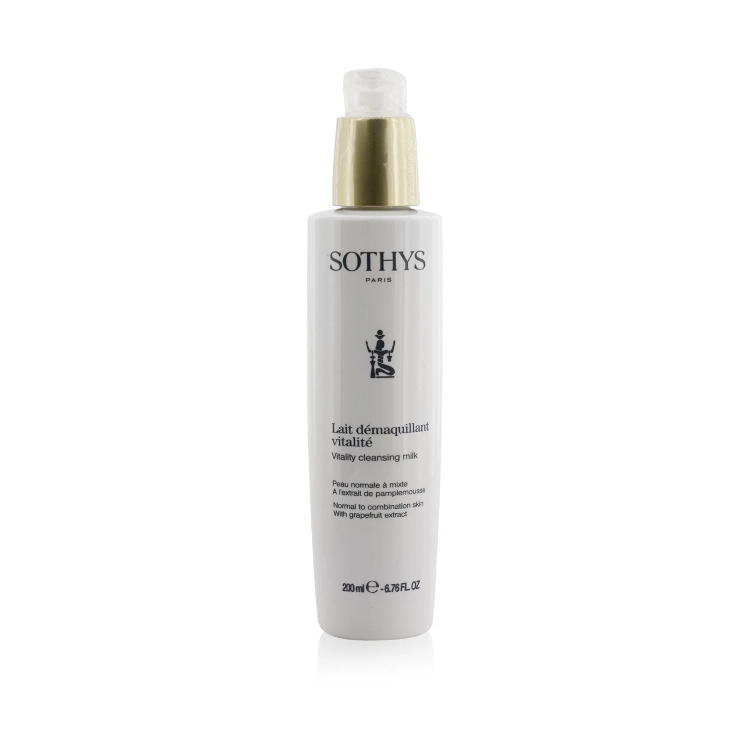 Sothys Vitality Cleansing Milk - For Normal To Combination Skin , With Grapefruit Extract 200ml/6.76oz 1 Sothys Vitality Cleansing Milk - For Normal To Combination Skin , With Grapefruit Extract 200ml/6.76oz