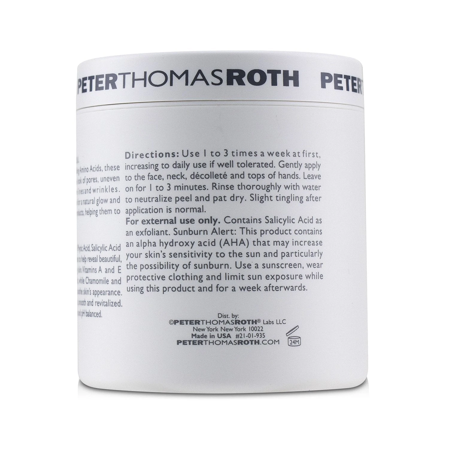 Peter Thomas Roth Peptide 21 Amino Acid Exfoliating Peel Pads 60pads 3 Peter Thomas Roth Peptide 21 Amino Acid Exfoliating Peel Pads 60pads - Image 3