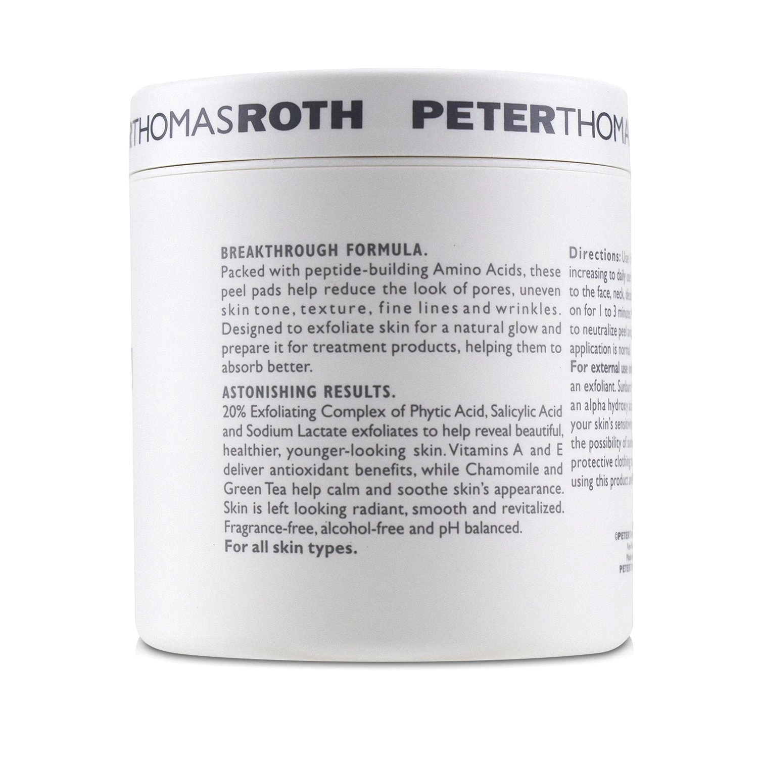 Peter Thomas Roth Peptide 21 Amino Acid Exfoliating Peel Pads 60pads 4 Peter Thomas Roth Peptide 21 Amino Acid Exfoliating Peel Pads 60pads - Image 4