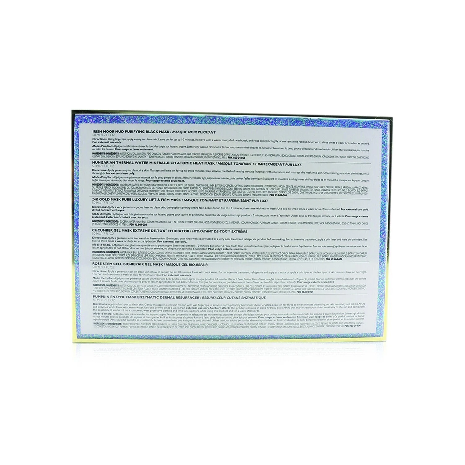 Peter Thomas Roth Mask Frenzy 6 Piece Kit: Hungarian Heat Mask+Rose Stem Mask+Cucumber Mask+Irish Moor Mud Mask+Pumpkin Mask+24 Gold Mask 6pcs 3 Peter Thomas Roth Mask Frenzy 6 Piece Kit: Hungarian Heat Mask+Rose Stem Mask+Cucumber Mask+Irish Moor Mud Mask+Pumpkin Mask+24 Gold Mask 6pcs - Image 3