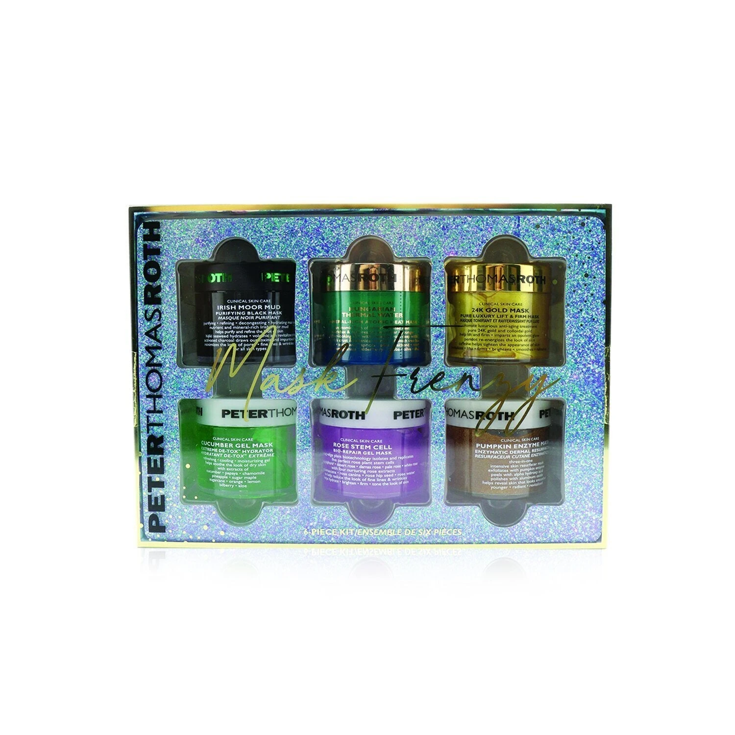 Peter Thomas Roth Mask Frenzy 6 Piece Kit: Hungarian Heat Mask+Rose Stem Mask+Cucumber Mask+Irish Moor Mud Mask+Pumpkin Mask+24 Gold Mask 6pcs 1 Peter Thomas Roth Mask Frenzy 6 Piece Kit: Hungarian Heat Mask+Rose Stem Mask+Cucumber Mask+Irish Moor Mud Mask+Pumpkin Mask+24 Gold Mask 6pcs