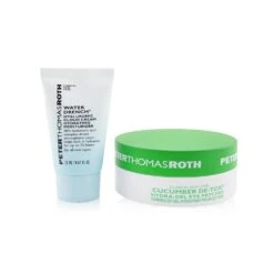 Peter Thomas Roth Drench & De-Tox 2-Piece Kit: Hydrating Moisturizer 20ml + Cucumber Eye Patches 15pairs 2pcs