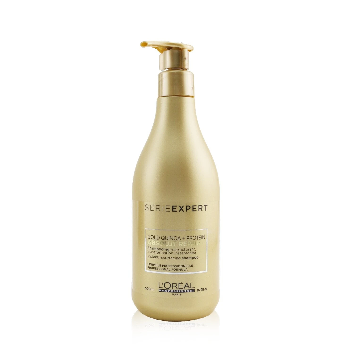L'Oreal Professionnel Serie Expert - Absolut Repair Gold Quinoa + Protein Instant Resurfacing Shampoo 500ml/16.9oz 1 L'Oreal Professionnel Serie Expert - Absolut Repair Gold Quinoa + Protein Instant Resurfacing Shampoo 500ml/16.9oz