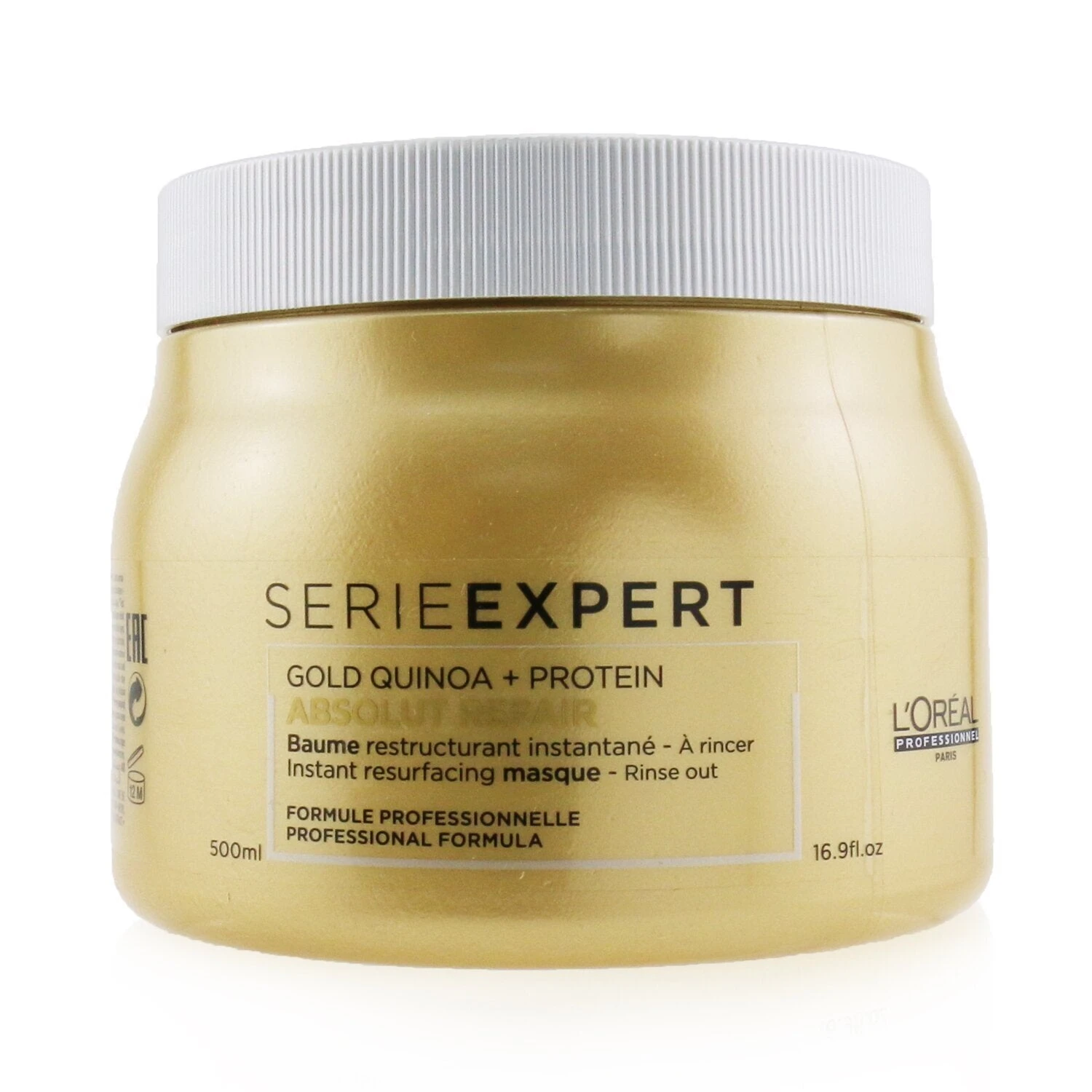 L'Oreal Professionnel Serie Expert - Absolut Repair Gold Quinoa + Protein Instant Resurfacing Masque 500ml/16.9oz 1 L'Oreal Professionnel Serie Expert - Absolut Repair Gold Quinoa + Protein Instant Resurfacing Masque 500ml/16.9oz