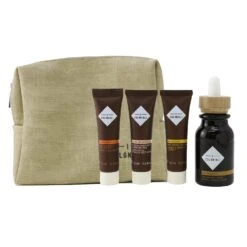 I Coloniali The Potion Of Rebirth Set With Pouch: 1x Age Recover - Replumping Serum - 30ml/1oz + 1x Age Recover - Replumping Rich Mask - 10ml/0.3oz + 1x Hydra Brightening Pure Radiance Rich Cleansing Milk - 10ml/0.3oz + 1x Regenerating & Velveting -