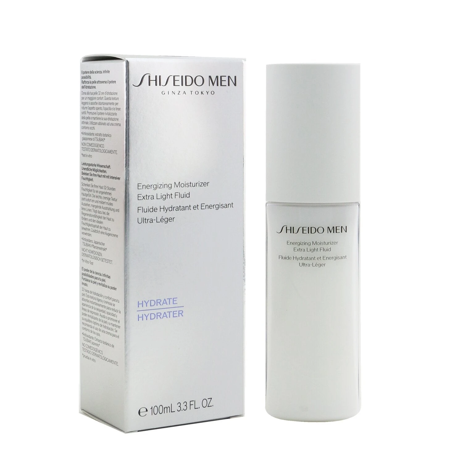 Shiseido Men Energizing Moisturizer Extra Light Fluid 100ml/3.3oz 2 Shiseido Men Energizing Moisturizer Extra Light Fluid 100ml/3.3oz - Image 2