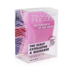 Tangle® Teezer Tangle Teezer The Scalp Exfoliator & Massager Brush - # Pretty Pink 1pc -Clarins || Clinique || Shiseido Sales 26949856209 2 FULL