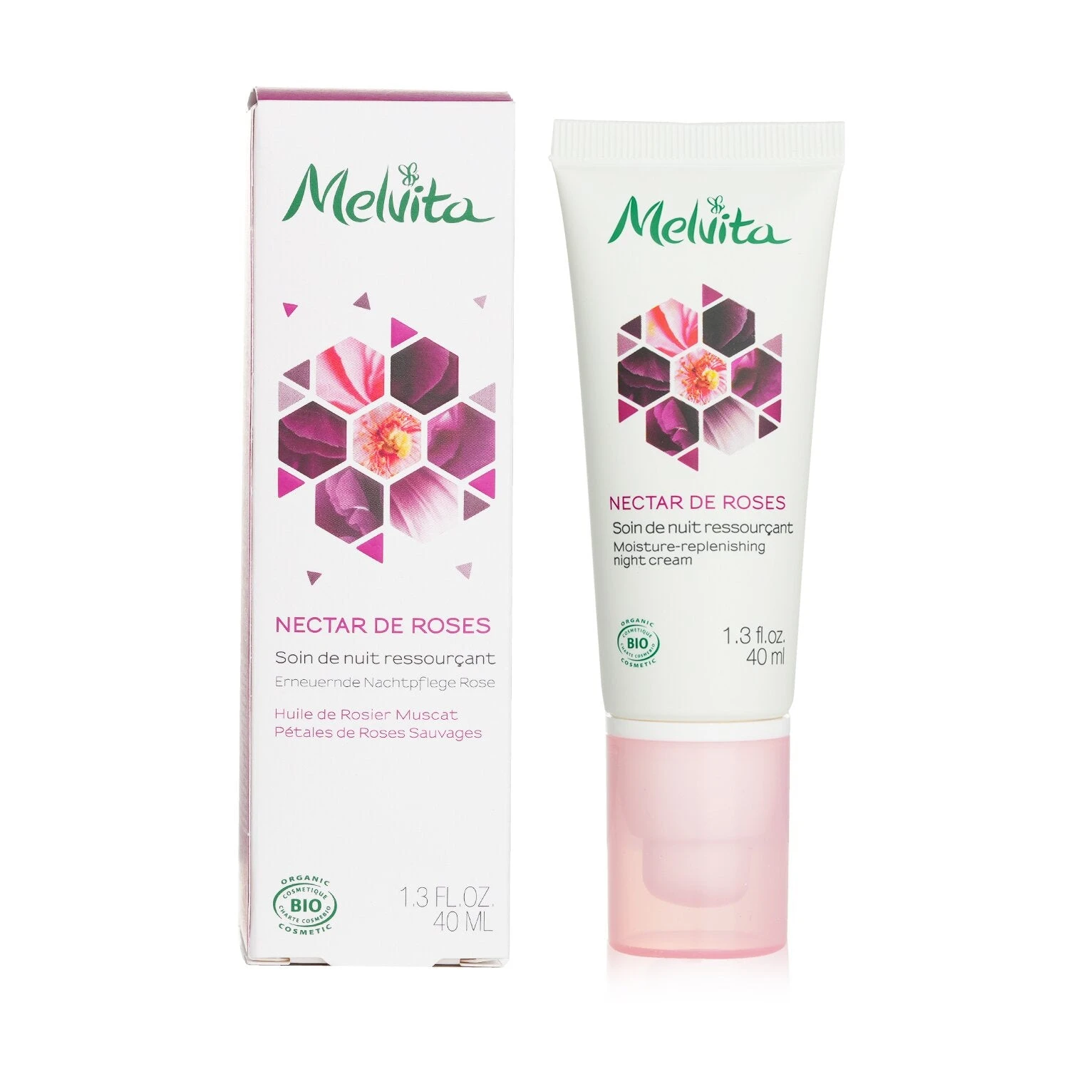 Melvita Nectar De Roses Moisture-Replenishing Night Cream 40ml/1.3oz 2 Melvita Nectar De Roses Moisture-Replenishing Night Cream 40ml/1.3oz - Image 2