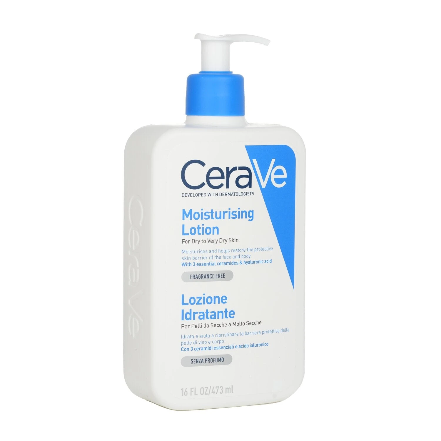 CeraVe Moisturising Lotion For Dry To Very Dry Skin 473ml/16oz 2 CeraVe Moisturising Lotion For Dry To Very Dry Skin 473ml/16oz - Image 2