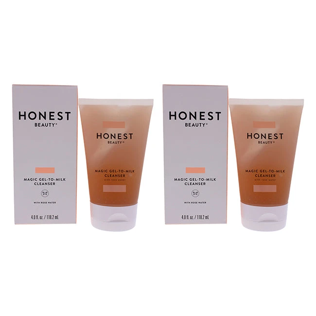 Honest Magic Gel-to-Milk Cleanser By Honest For Women - 4 Oz Cleanser - Pack Of 2 1 Honest Magic Gel-to-Milk Cleanser By Honest For Women - 4 Oz Cleanser - Pack Of 2